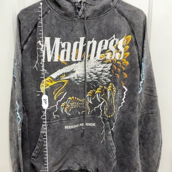 Hoodie Pullover jacket, Color Gray, size L - Picture 5 of 8